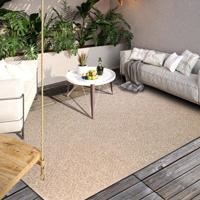 Buitenkleed Julie - Beige maat: 230x160cm - materiaal: Polypropyleen - Dekbed-Discounter.nl