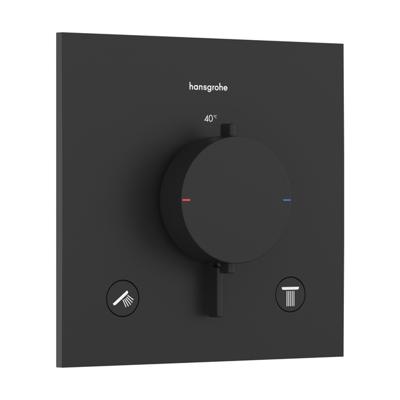 Hansgrohe Ecostat Comfort E - inbouwthermostaat - 2 functies - mat zwart 33711670