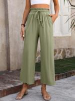 Loose Casual Plain Pants