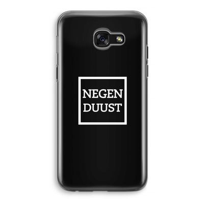 Negenduust black: Samsung Galaxy A5 (2017) Transparant Hoesje