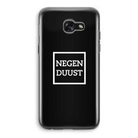 Negenduust black: Samsung Galaxy A5 (2017) Transparant Hoesje Negenduust black: Samsung Galaxy A5 (2017) Transparant Hoesje