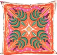 Anna's Collection buitenkussen palmboom 45x45cm multi