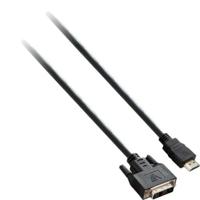 Kabel HDMI naar DVI V7 V7E2HDMIDVID-02M Zwart 2 m