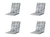 Stapelstoel kussen universeel ca. 97x49 cm Tess sage (4 stuks) Madison - Madison