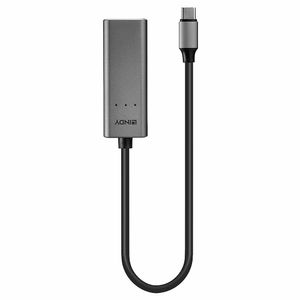 LINDY 43314 Netwerkadapter 2.5 GBit/s USB-C USB 3.1 (Gen 1), Gigabit-LAN (1/2.5 Gbit/s), RJ45