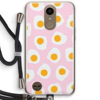 Dancing eggs: LG K10 (2017) Transparant Hoesje met koord
