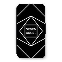 Negenduust geometrisch: iPhone 12 Flip Hoesje