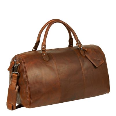Justified Justified Bags Max Cognac 41L Duffel Weekendtas Justified Justified Bags Max Cognac 41L Duffel Weekendtas