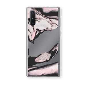 Roze stroom: Samsung Galaxy Note 10 Transparant Hoesje