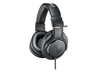 Audio-Technica ATH-M20X hoofdtelefoon/headset Hoofdtelefoons Bedraad Hoofdband Muziek Zwart