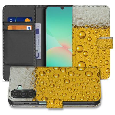 Samsung Galaxy A17 | Book Cover | Met Bier Print En Magnetische Sluiting