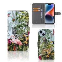 Telefoonhoesje | Met pasjeshouder | voor iPhone 15 Plus Jungle