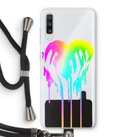 Hold My Heart: Samsung Galaxy A70 Transparant Hoesje met koord