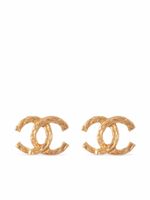 CHANEL Pre-Owned boucles d'oreilles CC à fermoir clip (années 1980)