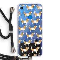 Doggy: Huawei Y6s Transparant Hoesje met koord Doggy: Huawei Y6s Transparant Hoesje met koord