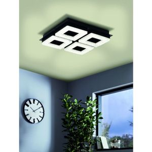 EGLO Fradelo 1 plafondverlichting Zwart, Transparant LED F