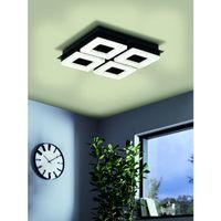 EGLO Fradelo 1 plafondverlichting Zwart, Transparant LED F - thumbnail