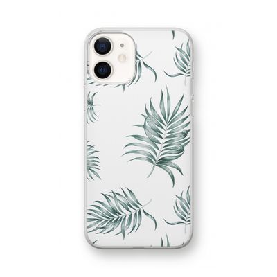 Simple leaves: iPhone 12 mini Transparant Hoesje