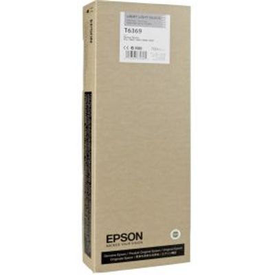 Epson Inktpatroon light licht zwart T 636 700 ml T 6369