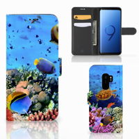Samsung Galaxy S9 Plus | Telefoonhoesje | Met pasjeshouder | Vissen