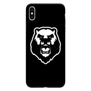 Angry Bear (black): iPhone XS Max Tough Case