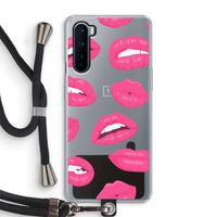 Bite my lip: OnePlus Nord Transparant Hoesje met koord