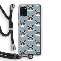 It's a Purrr Case: Samsung Galaxy A31 Transparant Hoesje met koord