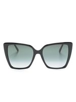 Jimmy Choo Eyewear lunettes de soleil à monture oversize - Noir