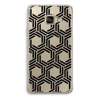 Geometrisch patroon: Samsung A3 (2017) Transparant Hoesje Geometrisch patroon: Samsung A3 (2017) Transparant Hoesje
