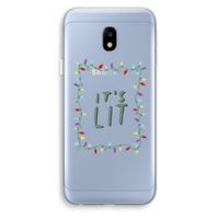 It's Lit: Samsung Galaxy J3 (2017) Transparant Hoesje