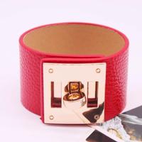 3st Punk brede leer armbanden armbanden voor vrouwen Manchet armband 1