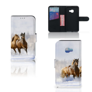 Samsung Galaxy Xcover 4 | Xcover 4s Telefoonhoesje met Pasjes Paarden