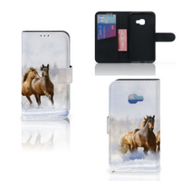 Samsung Galaxy Xcover 4 | Xcover 4s Telefoonhoesje met Pasjes Paarden - thumbnail