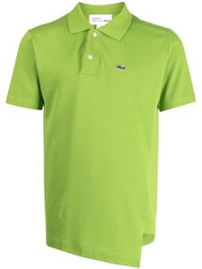 Comme Des Garçons Shirt x Lacoste chemise asymétrique à patch logo - Vert