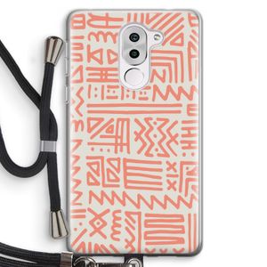 Marrakech Pink: Honor 6X Transparant Hoesje met koord