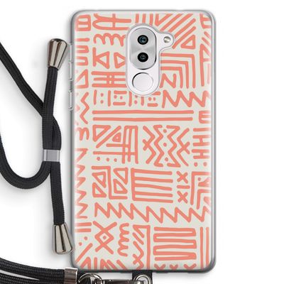 Marrakech Pink: Honor 6X Transparant Hoesje met koord