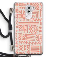 Marrakech Pink: Honor 6X Transparant Hoesje met koord