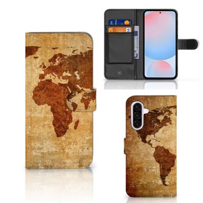 Samsung Galaxy A56 | Flip Cover | Wereldkaart