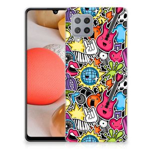 Samsung Galaxy A42 Silicone Back Cover Punk Rock