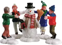 Lemax ring around the snowman s/3 kerstdorp figuur type 5 2005