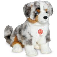 Knuffeldier hond Australische herder - zachte pluche stof - premium kwaliteit knuffels - 30 cm   -