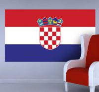 Sticker vlag Kroatië
