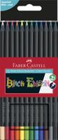 Faber Castell fc-116412 kleurpotloden black edition in etui 12 stuks Faber Castell fc-116412 kleurpotloden black edition in etui 12 stuks