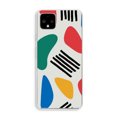 Illustratieve pop 1: Pixel 4 XL Transparant Hoesje