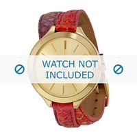 Horlogeband Michael Kors MK2390 Leder Multicolor 12mm - thumbnail