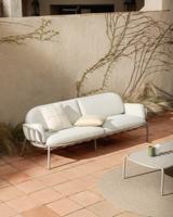 Kave Home 3-zits Tuinbank 'Joncols' 224cm, kleur Taupe
