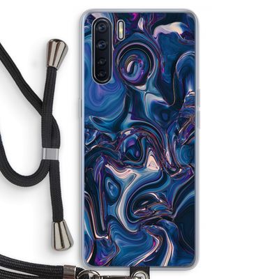 Mirrored Mirage: Oppo A91 Transparant Hoesje met koord