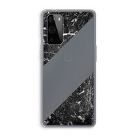 Zwart marmer: OnePlus 9 Pro Transparant Hoesje
