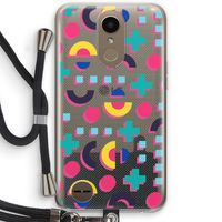 8-bit N°2: LG K10 (2017) Transparant Hoesje met koord