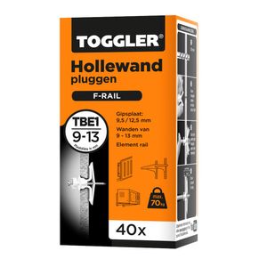 Toggler hollewandplug TBE1 9-13mm (40st)